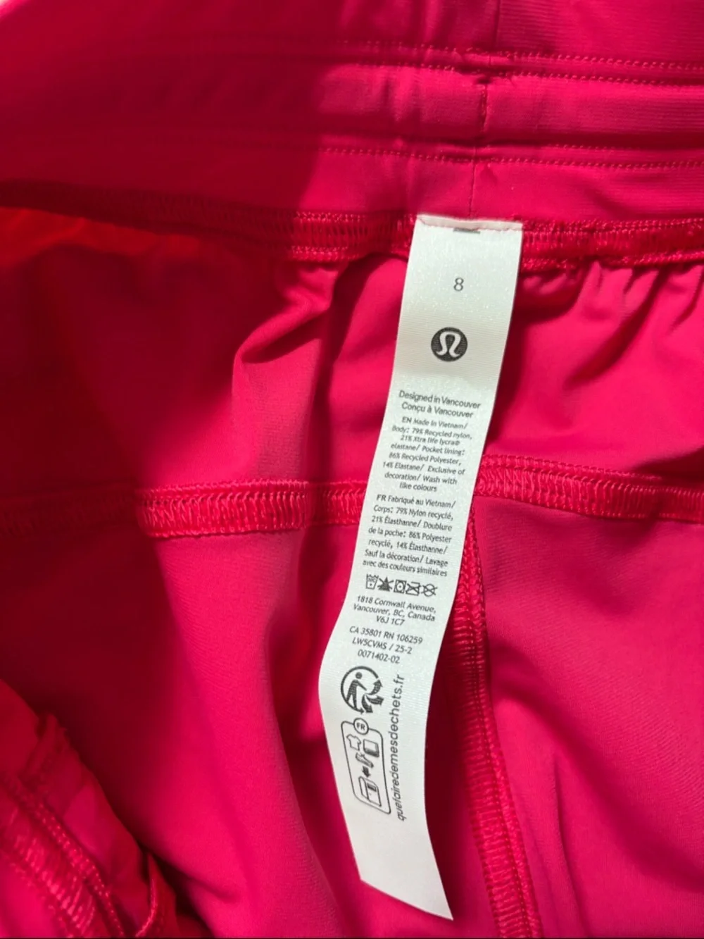 LULULEMON ADAPTED STATE HR JOGGER *REGULAR IN PINK DRAGONFRUIT SZ 8 NWT - Picture 7 of 8